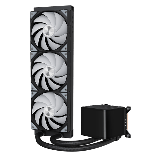TRYX PANORAMA ARGB 360mm AiO Liquid CPU Cooler in Black